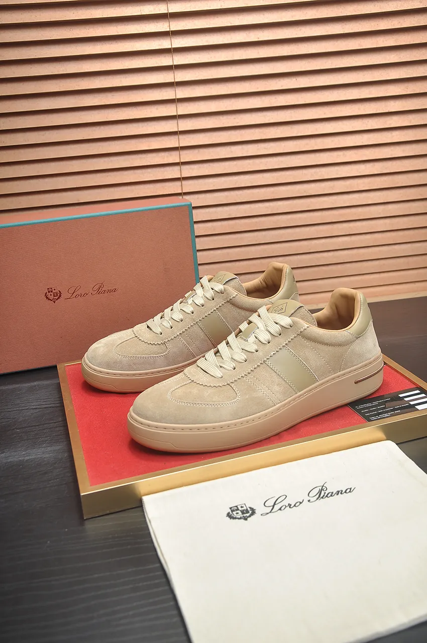 Men's men's shoes 💰580💶[𝐥𝐨𝐫𝐨 𝐏𝐢𝐚𝐧𝐚] lp classic loafers, an Italian treasure brand, the only brand that can match Hermès! Only after wearing it do we realize that we cannot let down our feet. The upper is imported cashmere, the lining of water-dyed cowhide ➕ the cowhide feet, the official original glass rubber outsole, and the pendant. Exclusive original packaging (tag ➕ brand paper ➕ outer box ➕ hand bag) code number: 38-46 (45 46 customized)